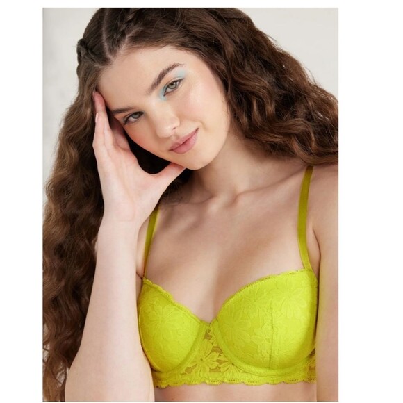 No Boundaries All Over Lace Balconette Bra with Sugarcup Size 34B - Picture 4 of 10